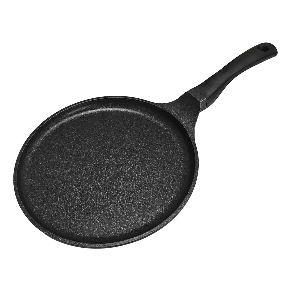 11'' Aluminum Round Griddle Plancha Marble Coating Non-Stick Interior Cookware Kitchen