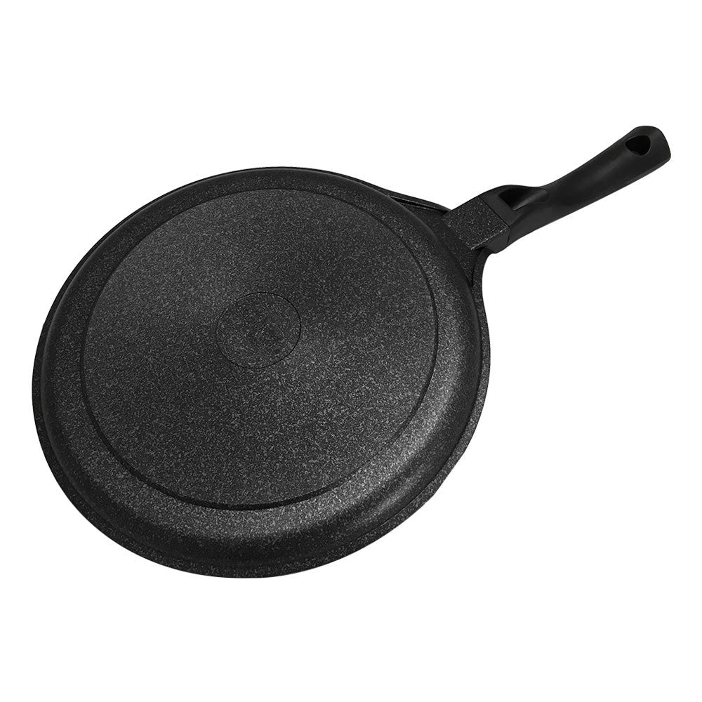 11'' Aluminum Round Griddle Plancha Marble Coating Non-Stick Interior Cookware Kitchen