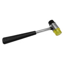 11'' Double Face Soft Rubber Mallet Hammer Tubular Steel Nonslip Handle