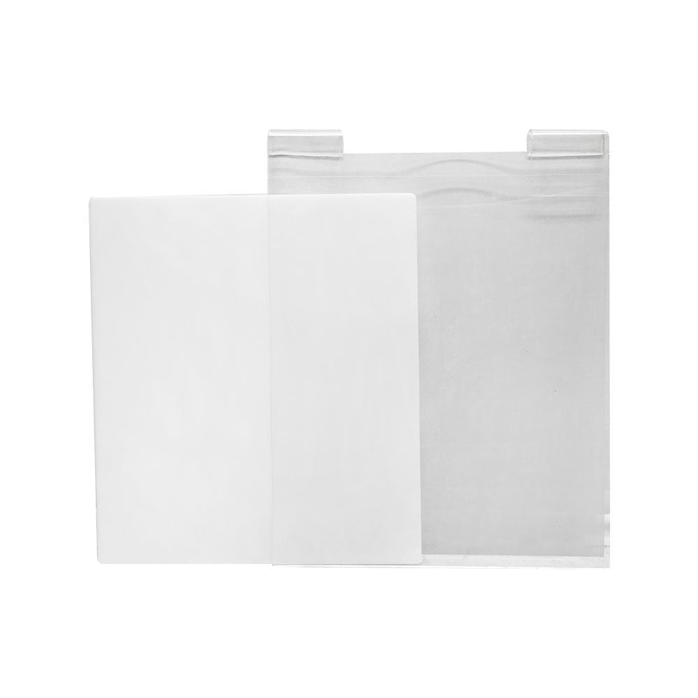 11-1/2''W x 15'' Slatgrid Gridwall Lucite Clear Acrylic T-Shirt Display Panel