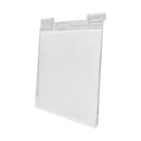 11-1/2''W x 15'' Slatgrid Gridwall Lucite Clear Acrylic T-Shirt Display Panel