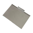 11-1/8'' x 7-1/4'' Slatwall Acrylic Sign Holder Lucite Frame Horizontal Wall Mount