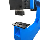 110V 10 Ton Hydraulic Bench Press Punch Round Square Dies 25'' Throat Depth