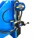 110V 10 Ton Hydraulic Bench Press Punch Round Square Dies 25'' Throat Depth