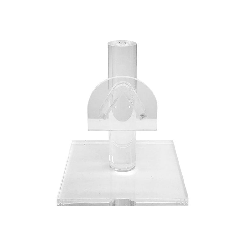 12 Pc 3" High Lucite Acrylic Single Eyeglass Display Fixture Countertop Stand