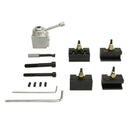 12 Pc Mini Aluminum Quick Change Tool Post Holder Kit Turning Lathe Tool Set