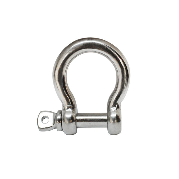 12 PCS 1/4" Chain Rigging Bow Shackle Anchor for Boat Stainless Steel Paracord