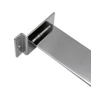 12" Chrome Slatwall Hangrail Bracket Hold 1-1/16"  Round Tube Retail Display