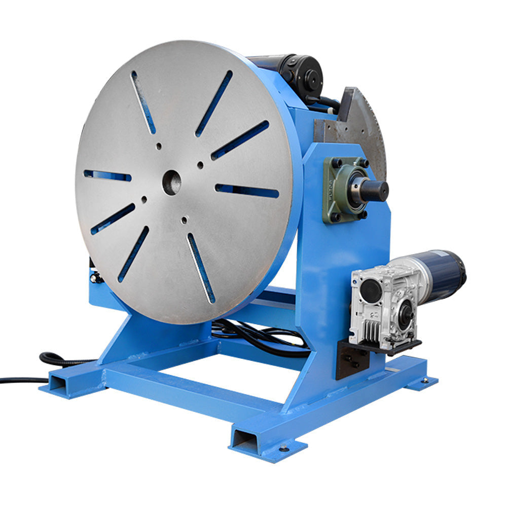 12" Chuck  + 550-1100 LBS Welding Positioner Positioning Turn Rotary Table Tilt 0-45-90