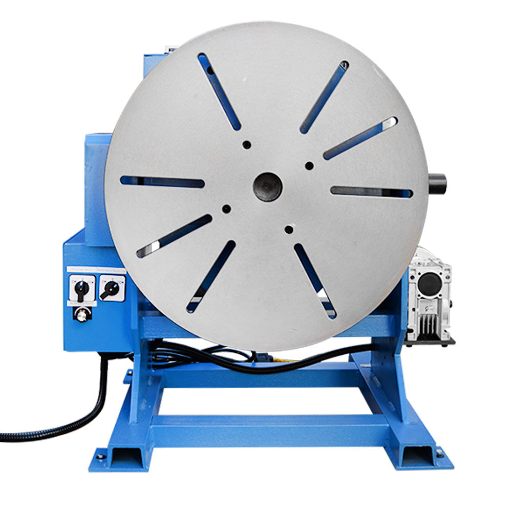 12" Chuck  + 550-1100 LBS Welding Positioner Positioning Turn Rotary Table Tilt 0-45-90