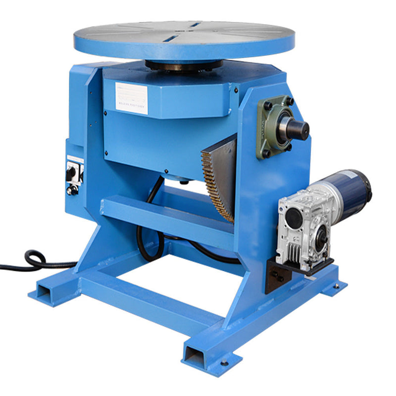 12" Chuck  + 550-1100 LBS Welding Positioner Positioning Turn Rotary Table Tilt 0-45-90