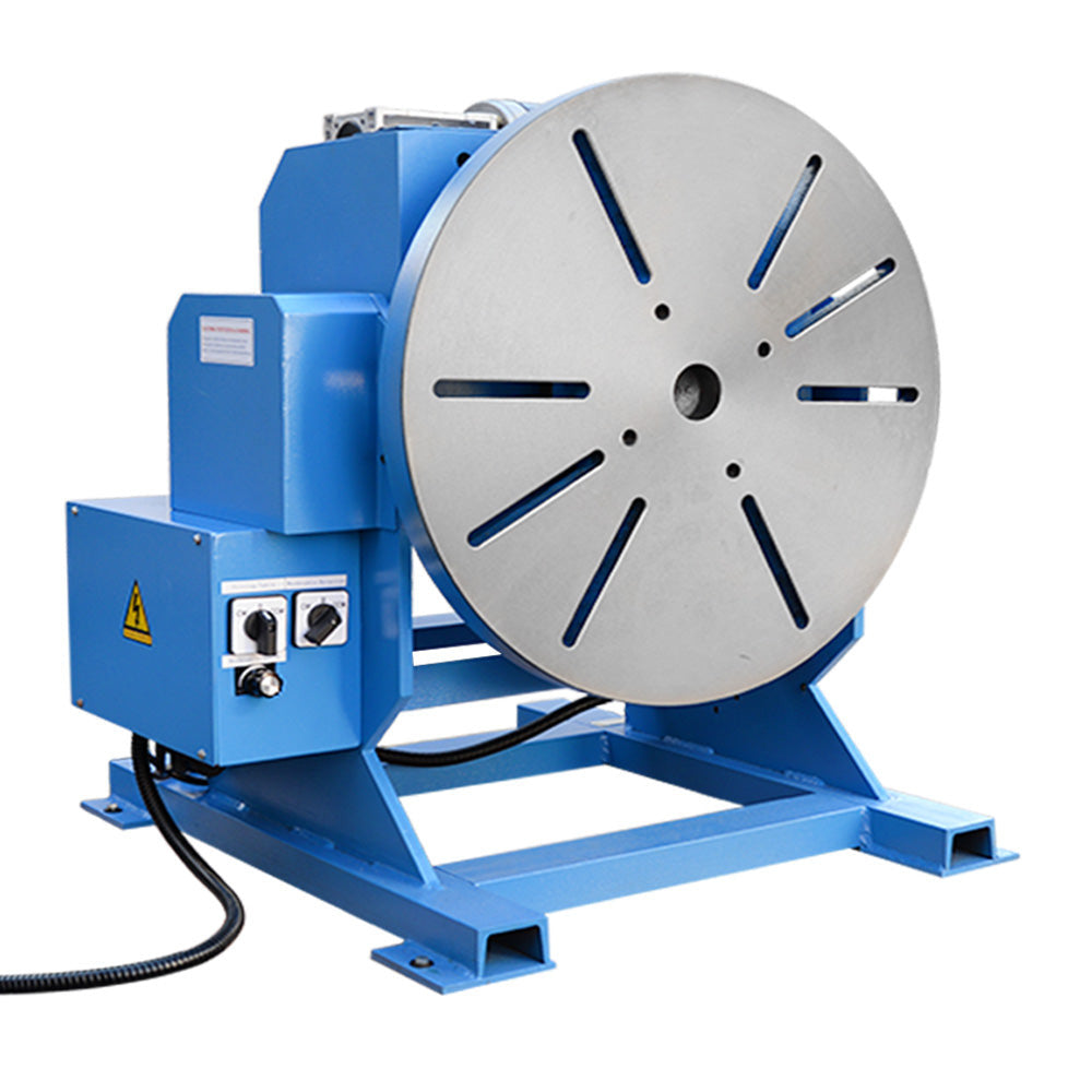 12" Chuck  + 550-1100 LBS Welding Positioner Positioning Turn Rotary Table Tilt 0-45-90