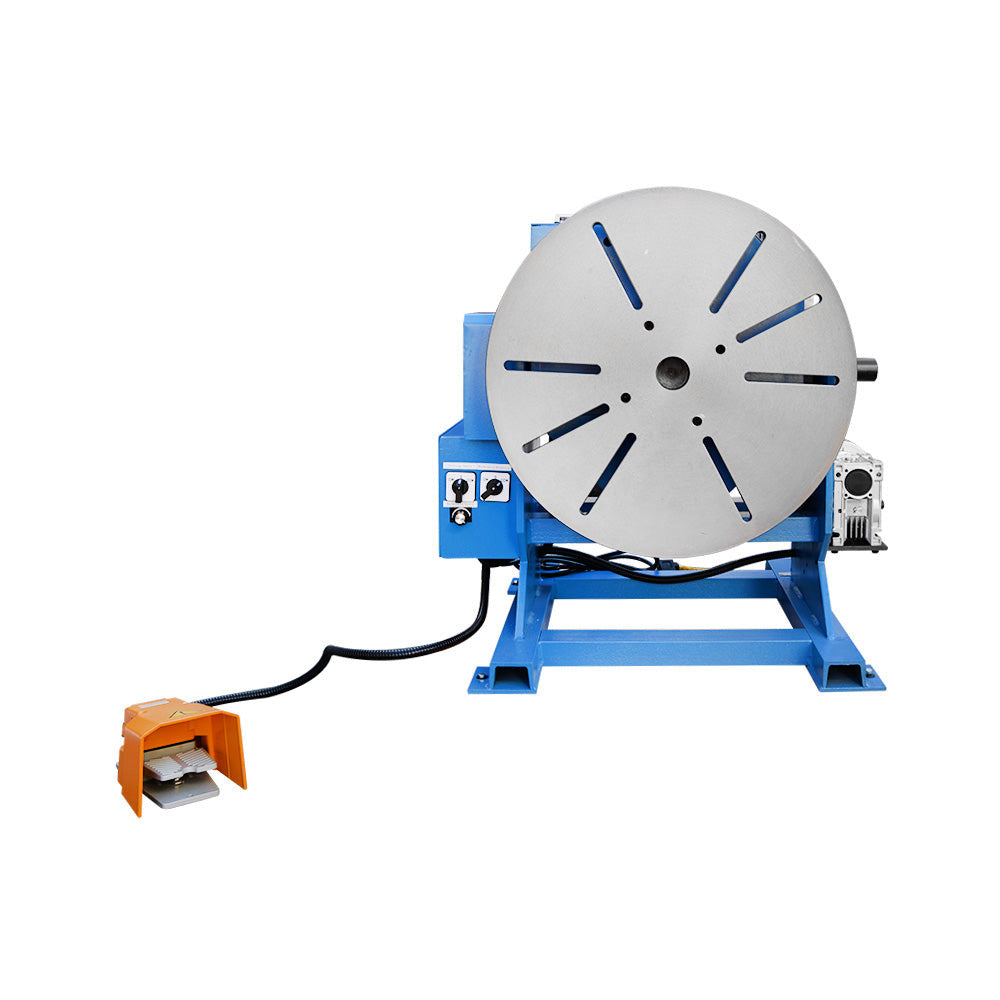 12" Chuck  + 550-1100 LBS Welding Positioner Positioning Turn Rotary Table Tilt 0-45-90