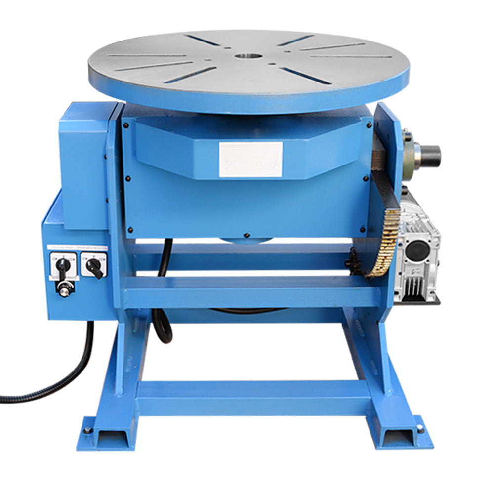 12" Chuck  + 550-1100 LBS Welding Positioner Positioning Turn Rotary Table Tilt 0-45-90