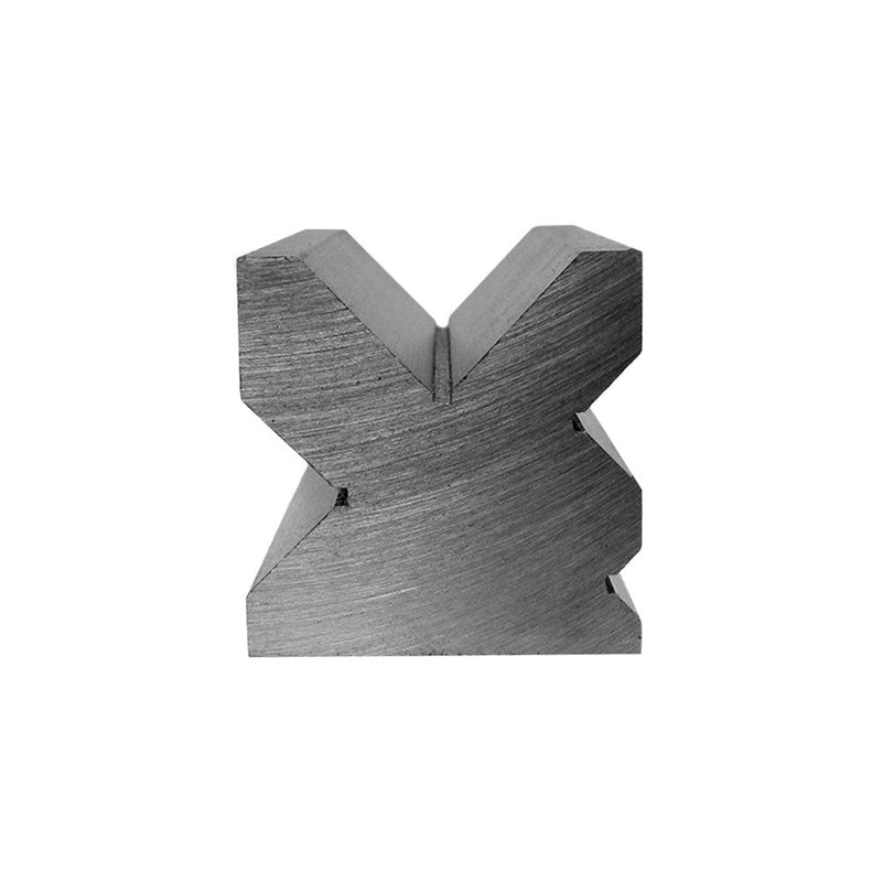12" Combo 4-Way 2-3-8" x 2-3-8" V-Die + Punch Block Press Brake Solid Steel