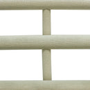 12" x 10" Beige Linen Wrapped Oval Triple Round T-Bar Jewelry Display Watches Necklaces Bracelets Holder