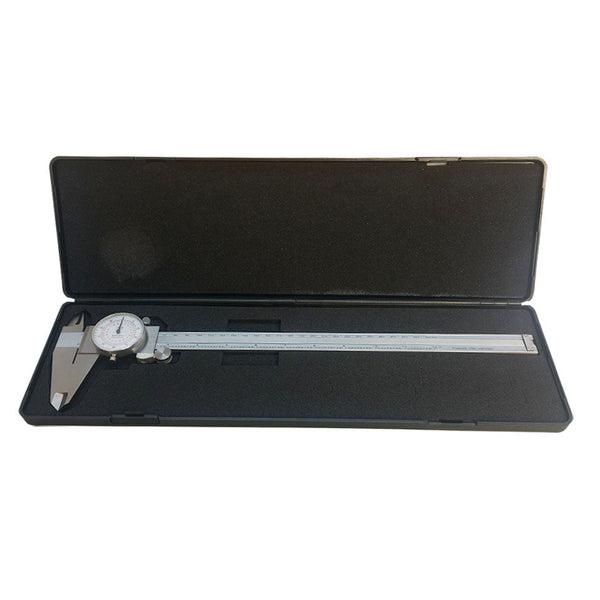 12'' / 300MM Dual Reading Dial Caliper Shockproof Scale Metric SAE Standard INCH