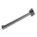 12'' Chrome Faceout Wall Mounted Straight Arm Square Tube Bracket Display Hook