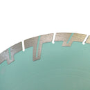 12'' x .125'' x 1'' - 20mm Turbo Segmented Wet and Dry Saw Blade 10mm Rim
