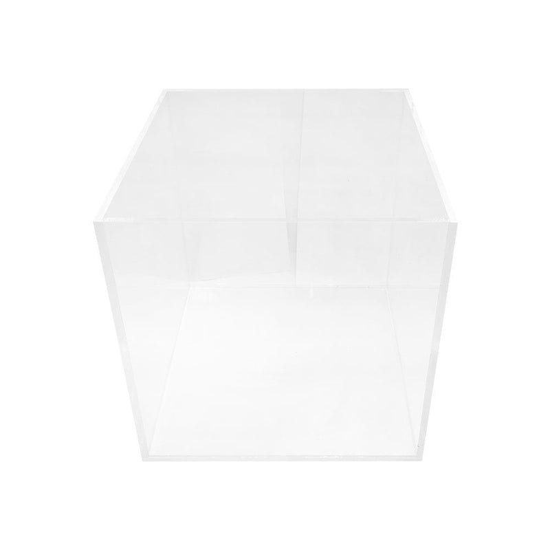12'' x 12'' x 12'' 5 Sided Lucite Clear Acrylic Cube Bin Retail Display