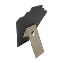 12-1/2'' High Slate Gray Leatherette Necklace Pad with Easel Jewelry Display Fixture Retail Showcase