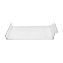 12-1/2''L x 7''W Lucite Clear Acrylic Slatwall Hat Shelf Retail Store Display Fixture