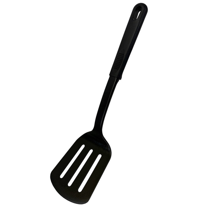 12’’ Black Nylon Slotted Spatula Turner Cookware Kitchen Utensil With Handle