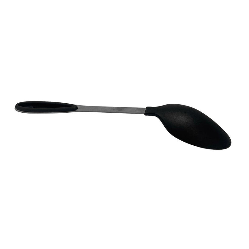 13'' Black Nylon Spoon Stainless Steel Handle Kitchen Tools Utensil
