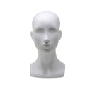 13''H Matte White Fiberglass Female Head Mannequin Retail Display Fixture