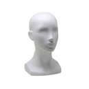 13''H Matte White Fiberglass Female Head Mannequin Retail Display Fixture