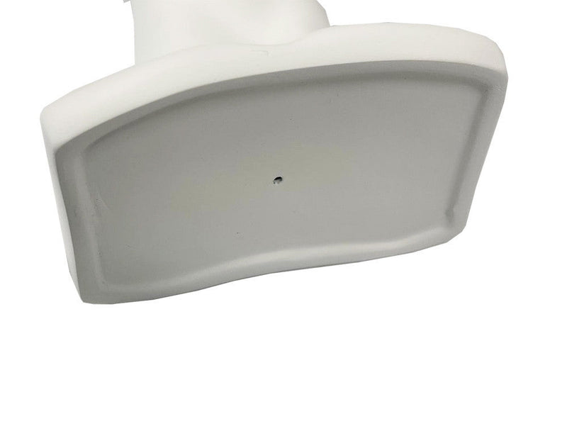 13''H Matte White Fiberglass Female Head Mannequin Retail Display Fixture
