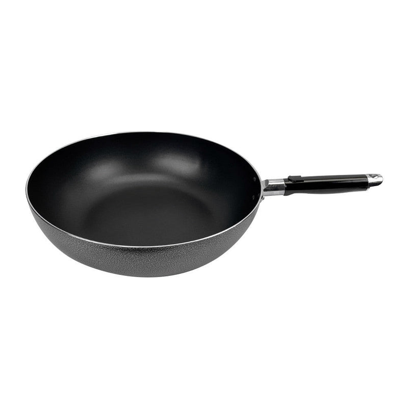13-1/2''(34cm) Non-Stick Coating Wok Frying Pan Cooking Pot Cookware Kitchen