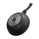 13-1-4'' Non-Stick Marble Wok Cooking Frying Pan Gas Stove Burner Cookware