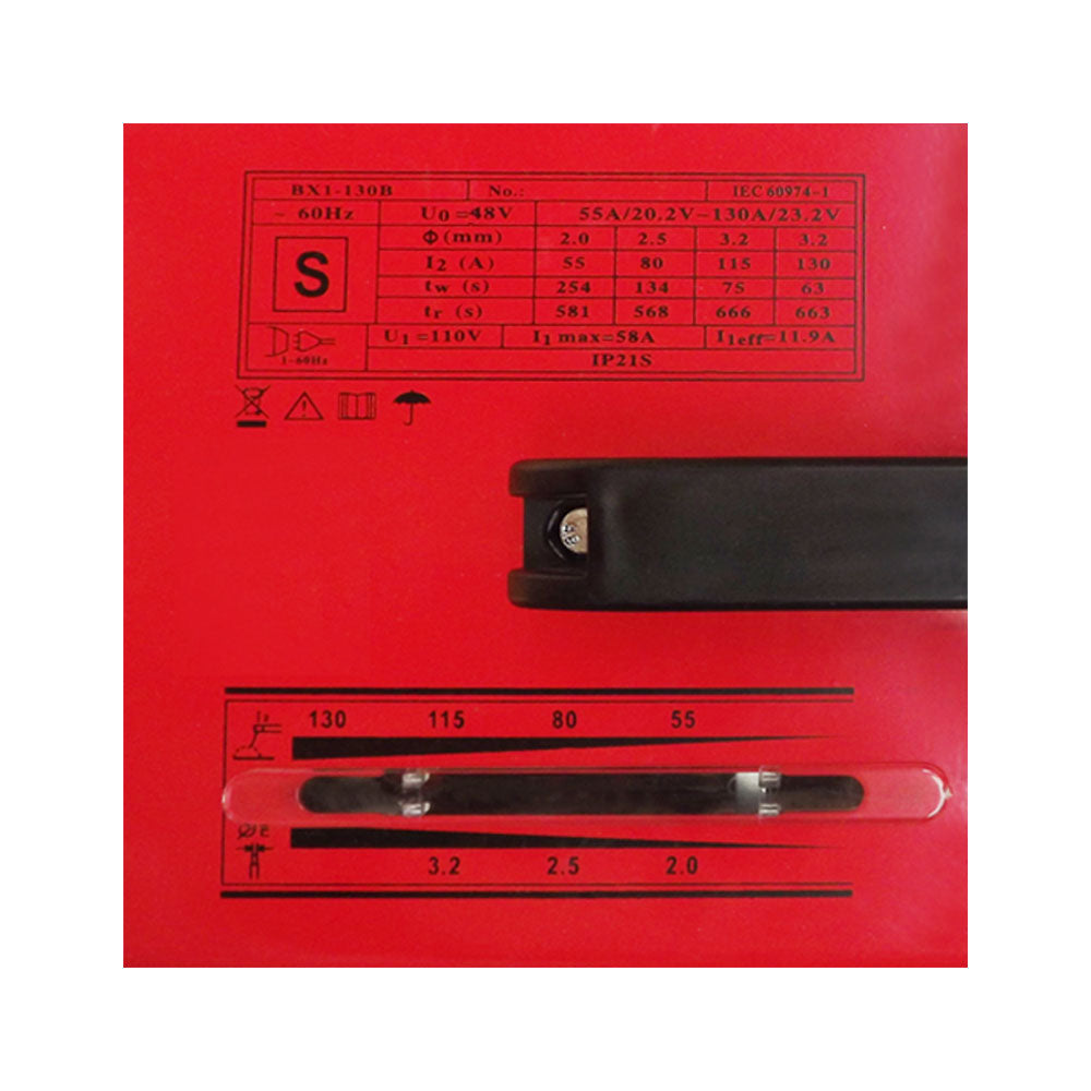 130AMP ARC Welder Welding Soldering Machine Rod 110 Volt AC Welder 130AMP