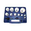14 PC BI METAL Hole Saw Soft Metal Bass Pipe Wood Plastic 3/4" to 3"