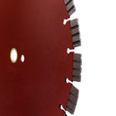 14'' x .125'' x 1''-20mm 15mm Rim Turbo Segmented Blade Wet Dry Concrete High Speed Saw Walk Behind Saw