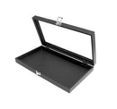 14-1/2''L x 2''H Glass Top Jewelry Tray Case Display Box