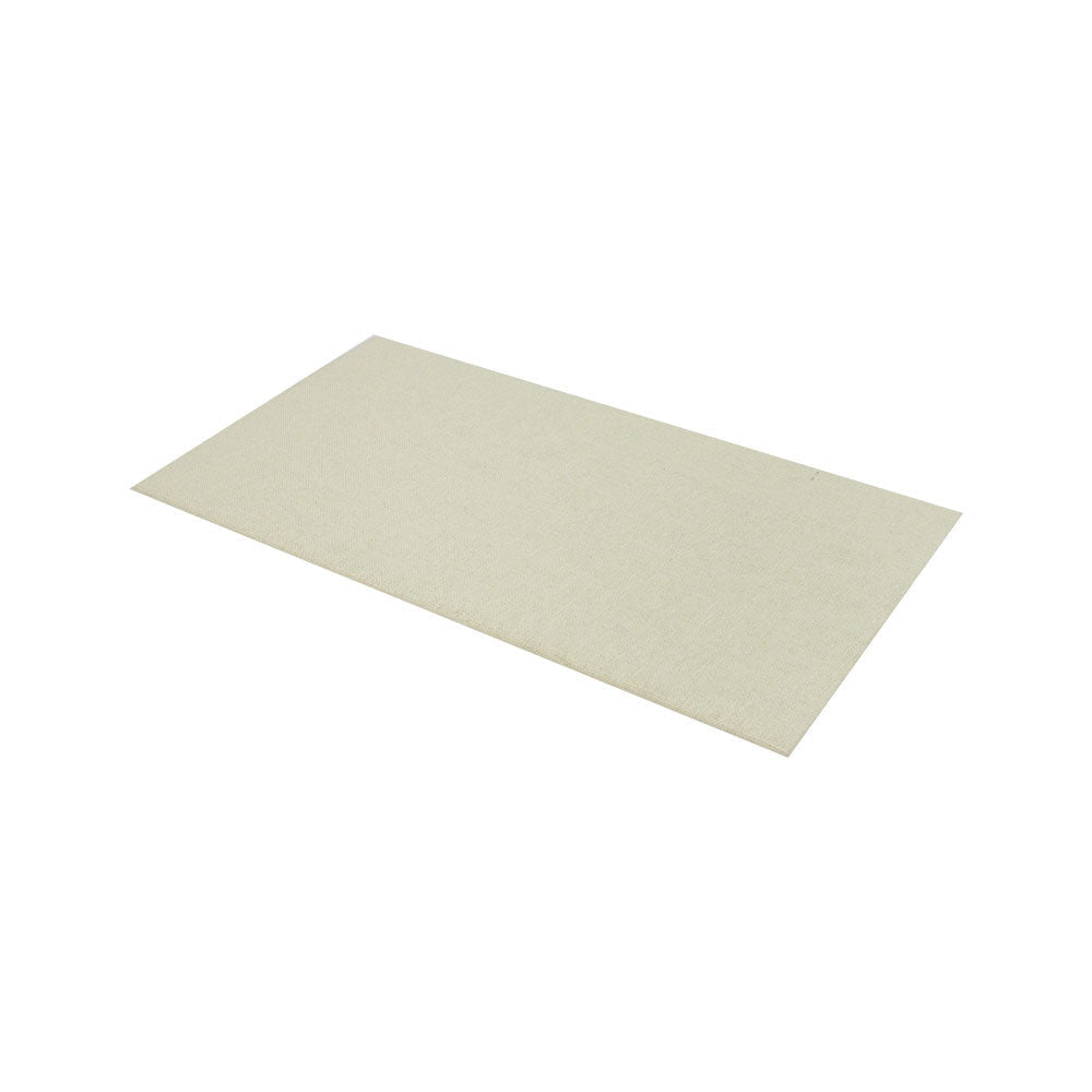 14-1/4" x 7-5/8" Beige Linen Jewelry Pad Necklaces Bracelets Organizer