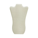 14-1/4" x 9-7/8" Necklaces Easel Pad Soft Linen Beige Jewelry Organizer Displays Stand Holder