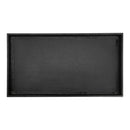 1" Deep Black Stackable Jewelry Tray Organizer Display Showcase