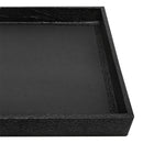 1" Deep Black Stackable Jewelry Tray Organizer Display Showcase