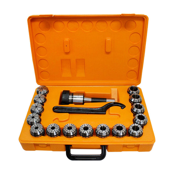 15 Pc 1/8" - 1'' Collet Set R8 ER40 Shank Chuck Holder CNC Milling Lathe