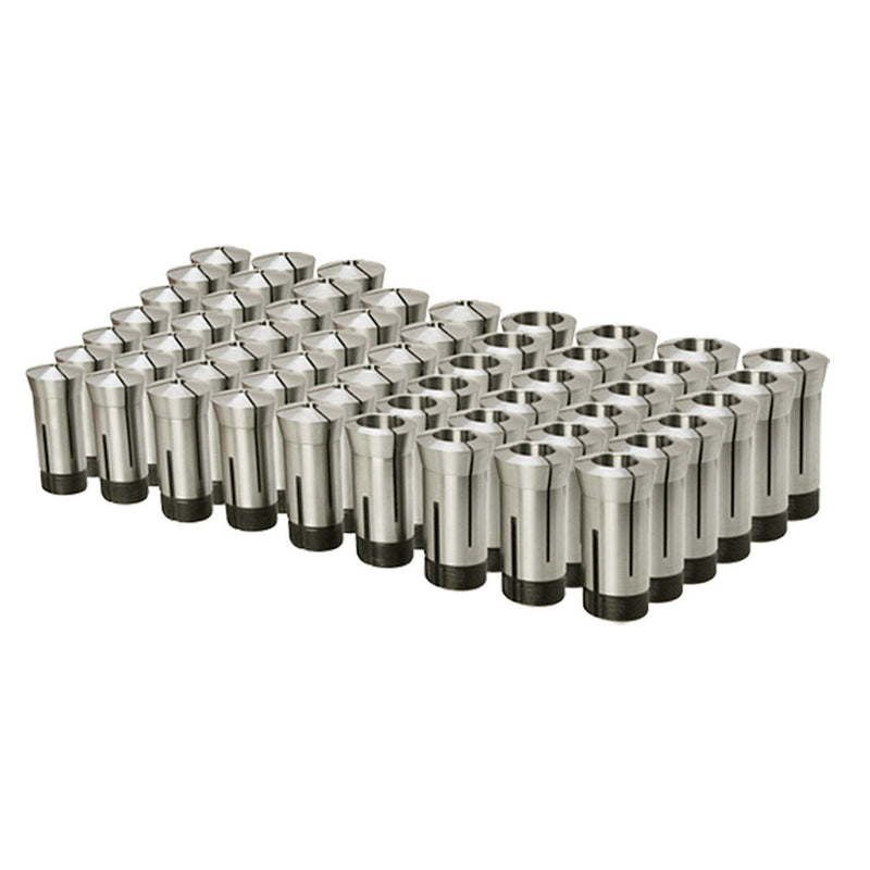 15 pc 1/8" to 1'' 5C ROUND Collet Set by 16ths Harden Machinist Tool .0006" TIR