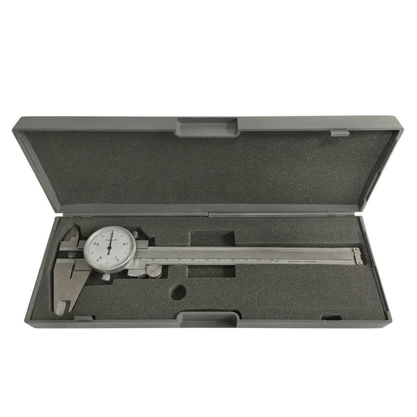 150mm/0.05mm Precision Hardened Stainless Steel Metric Dial Caliper