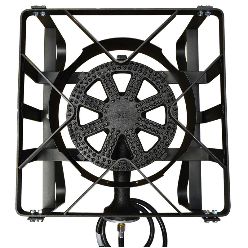 16'' SQUARE High Pressure Propane Gas Stove Single Burner Outdoor Cooker