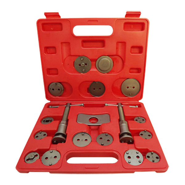 18 PC PUSH WIND BACK CALIPER Adapters Brake Piston Positive Negative Plate