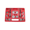 18 PC PUSH WIND BACK CALIPER Adapters Brake Piston Positive Negative Plate