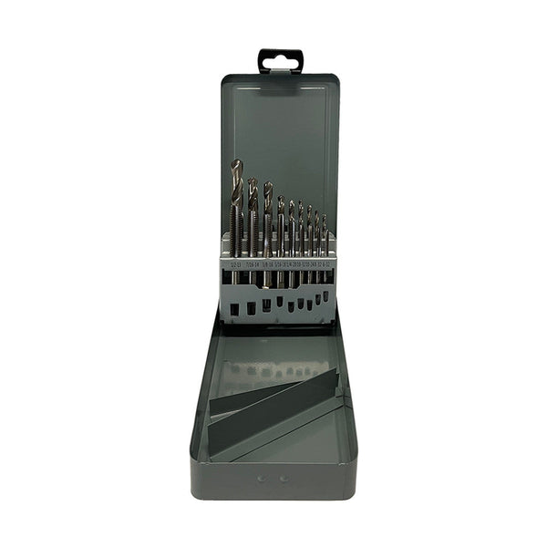 18 Pc UNC UNF Coarse HSS Tap & Drill Set
