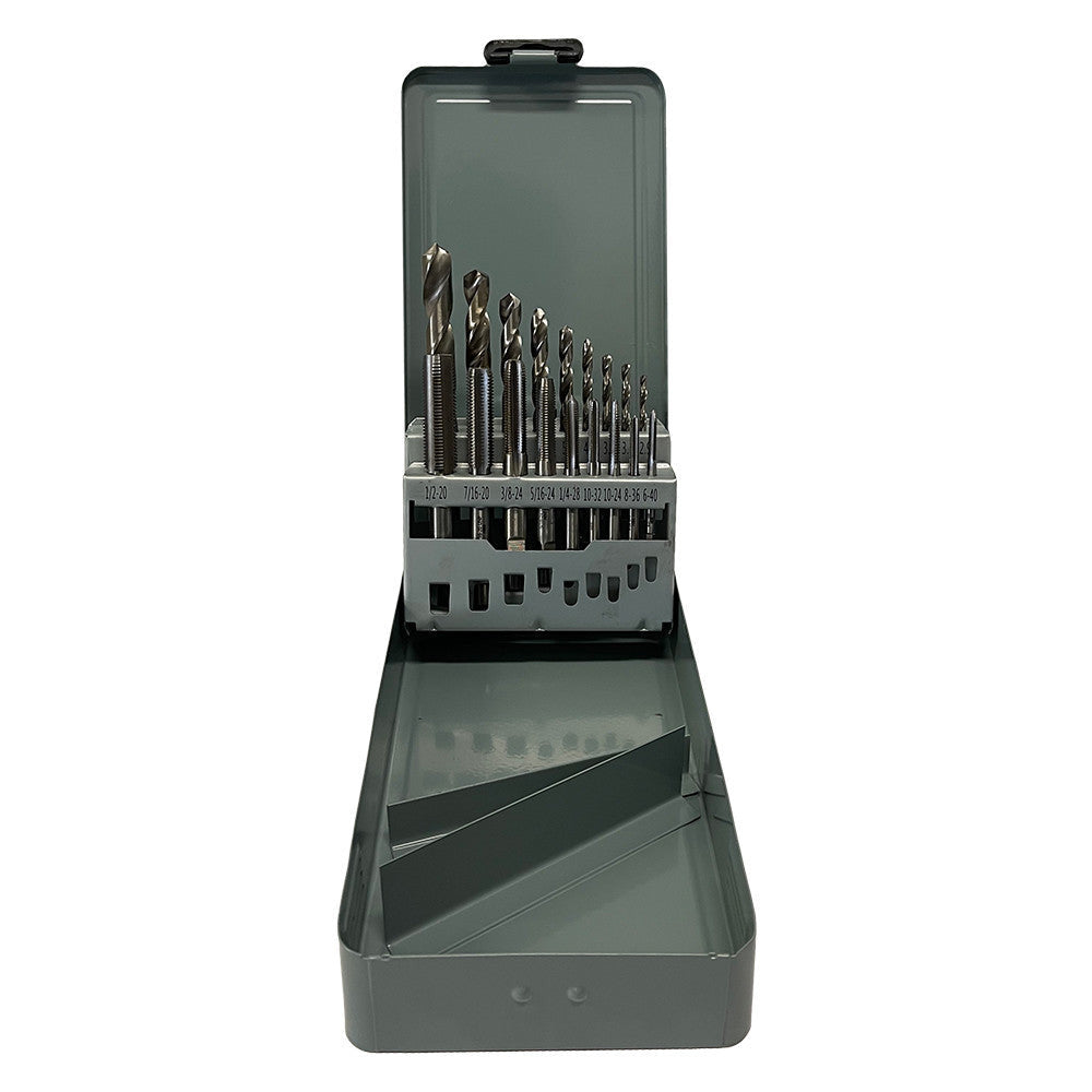 18 Pc UNF Fine HSS Tap & Drill Set