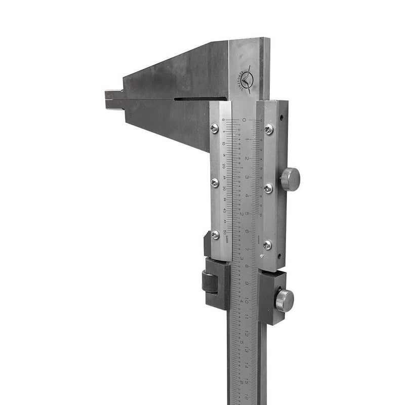 18" / 45cm (450mm) Inch Metric Heavy Duty Vernier Caliper Ruler Plastic Case